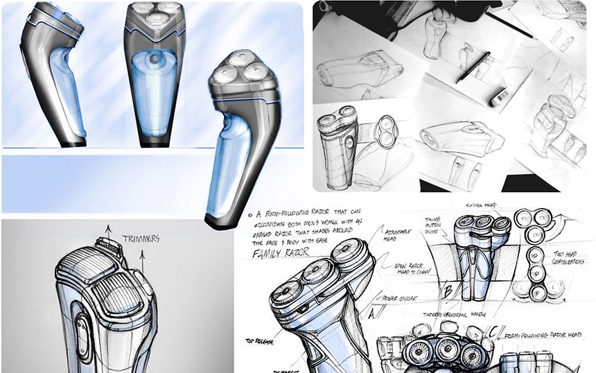 professional design service for electric shavers razors