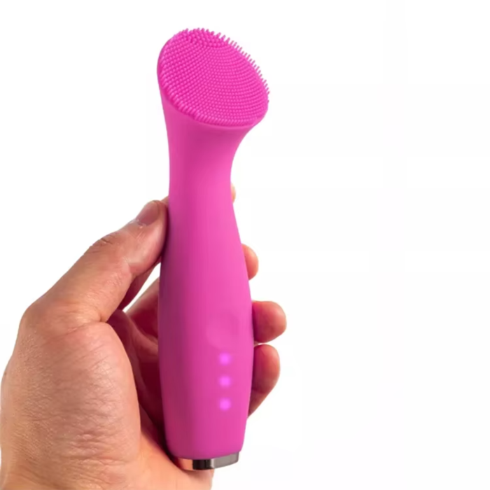 Custom Color Electric Ultrasonic Soft Silicone Facial Wash Cleanser Brush