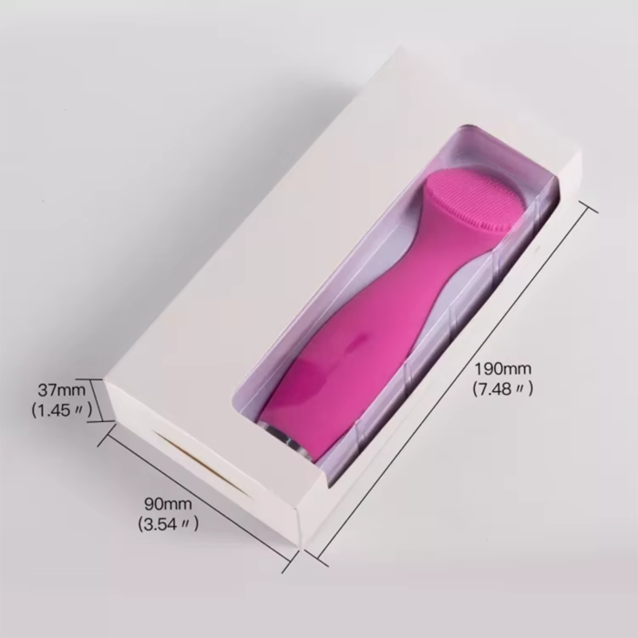 Custom Color Electric Ultrasonic Soft Silicone Facial Wash Cleanser Brush