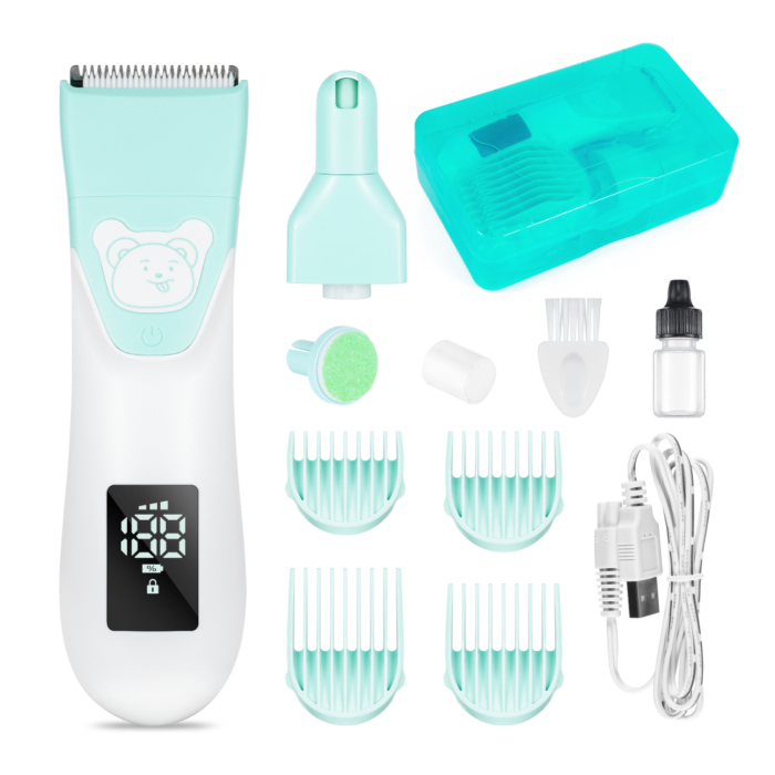 Electric Baby Hair Clippers Low Noise Rechargeable Detachable Professional Shaver Trimmer