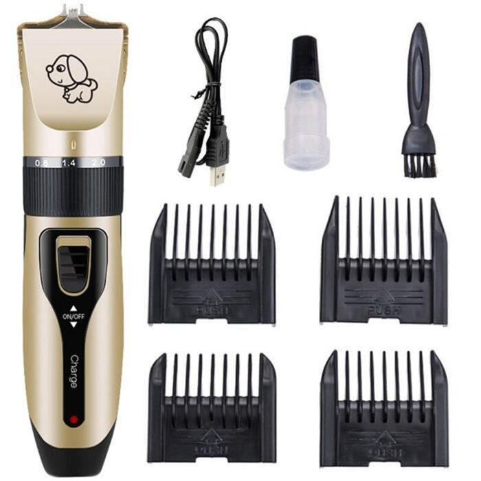 Electric Pet's Hair Trimmer Shaver Low Noise USB Rechargeable Wireless