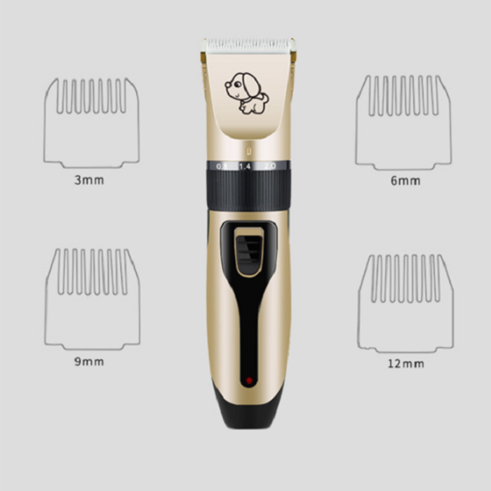 Electric Pet's Hair Trimmer Shaver Low Noise USB Rechargeable Wireless