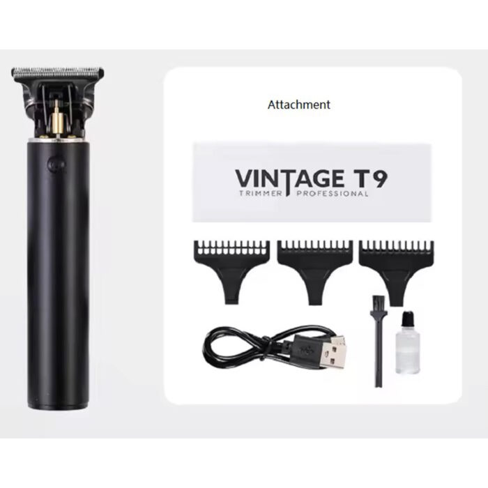 Electric Rechargeable Men’s Cordless Hair Trimmer Vintage Fast Cutting