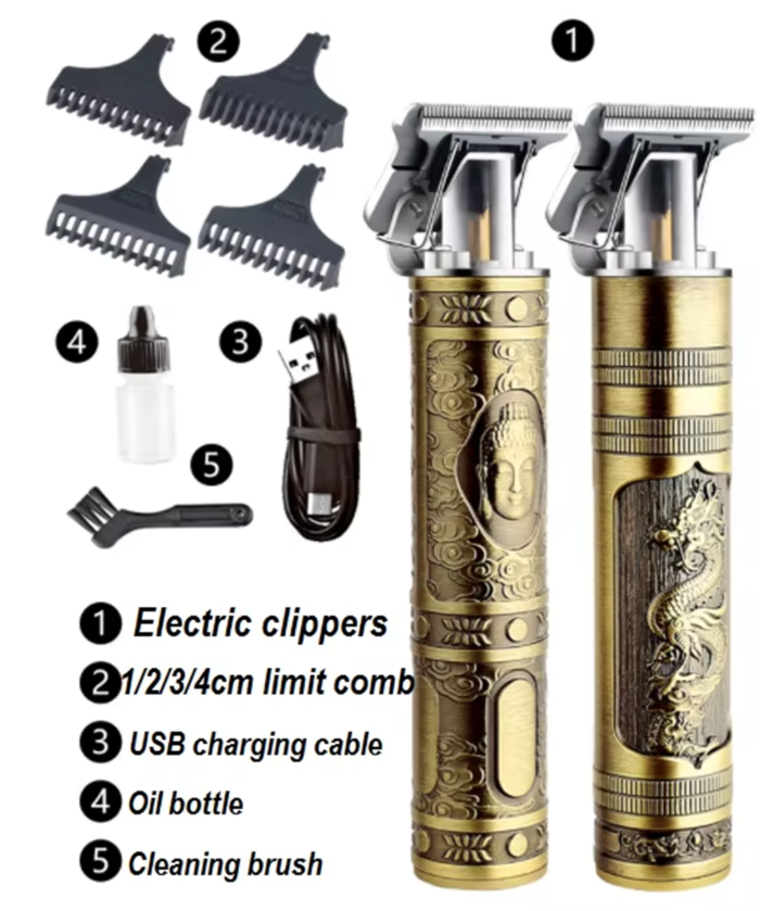 Hot Sale Men Professional Cordless Electric Rechargeable Buda Hair Trimmer