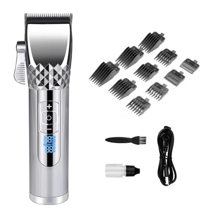 LED Digital Electric Rechargeable Hair Cutting Machine Men's Hair Trimmer