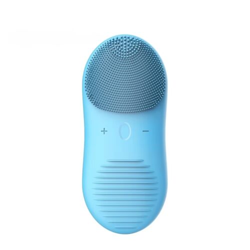 New Portable Waterproof Silicone Electric Rechargeable Facial Cleansing Brush