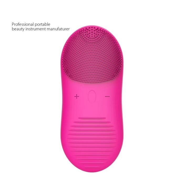 New Portable Waterproof Silicone Electric Rechargeable Facial Cleansing Brush