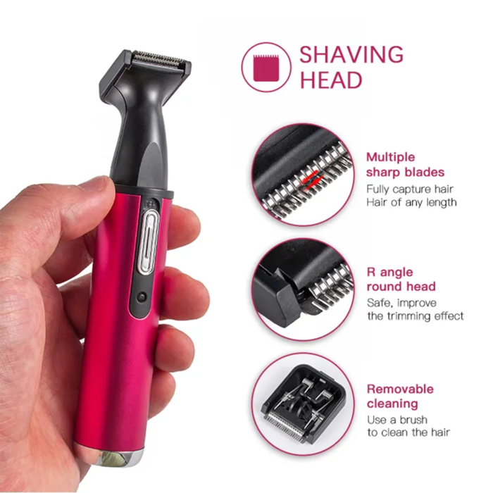 New Professional Electric Men's Trimmer Face Nose Ear 3 in-1 USB Rechargeable