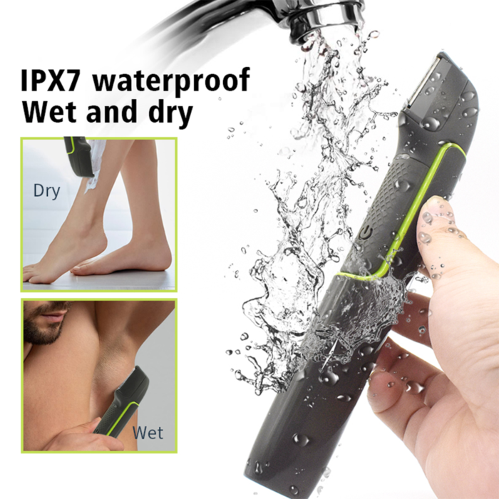 New Professional IPX7 Waterproof Electric Hair Clipper Low Noise Cutter Head USB Men's Hair Cutting