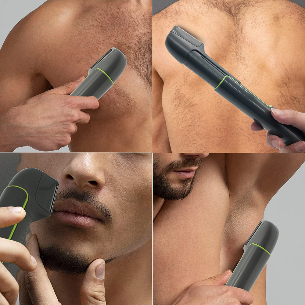 New Professional IPX7 Waterproof Electric Hair Clipper Low Noise Cutter Head USB Men's Hair Cutting