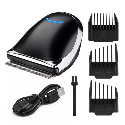 Portable Hair Clipper with 60mm Stainless Steel Blade Wireless USB Charging