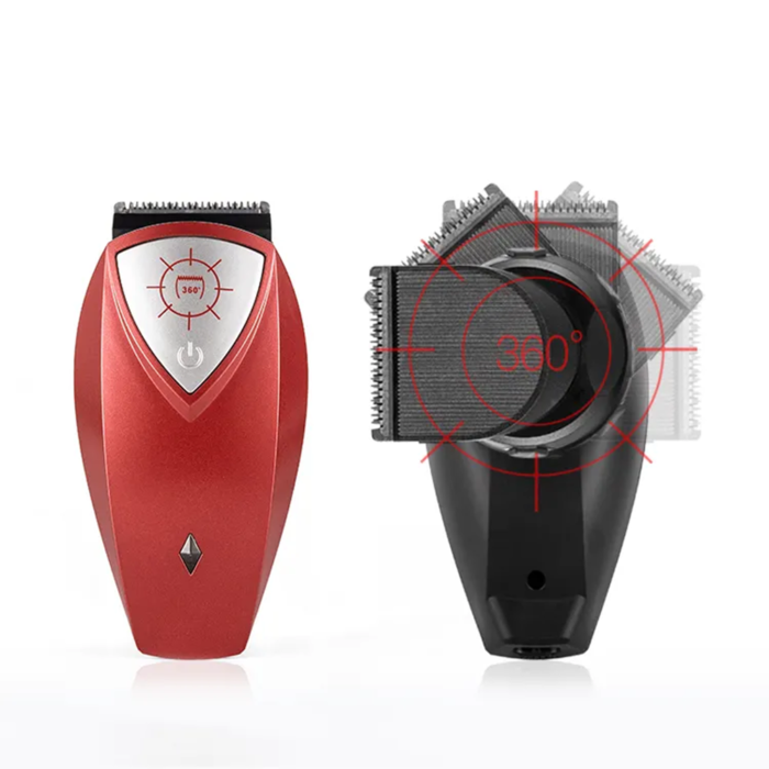 Professional Waterproof Electric Rotary Hair Clippers with 360 Degree Rotation