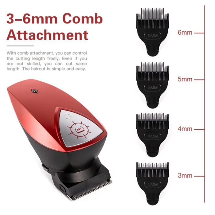 Professional Waterproof Electric Rotary Hair Clippers with 360 Degree Rotation