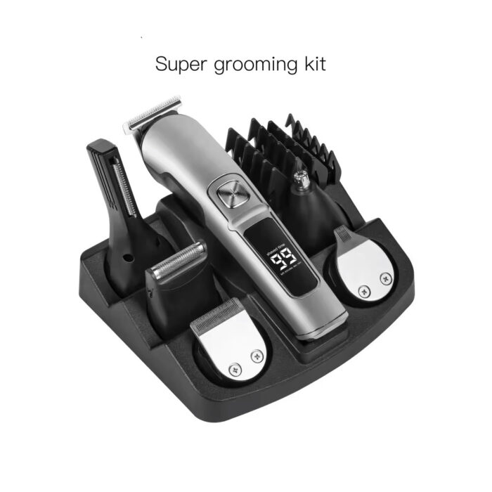 Rechargeable Electronic 11 in 1 Hair Clipper Super Grooming Set