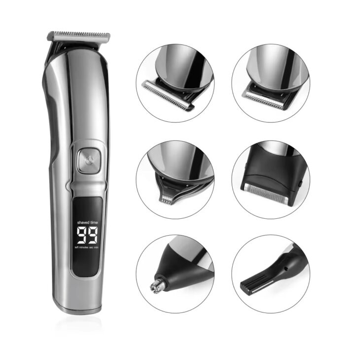 Rechargeable Electronic 11 in 1 Hair Clipper Super Grooming Set