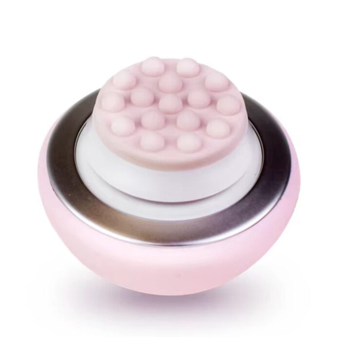 Silicone Electric Facial Cleansing Brush Vibration Bamboo Scrub Exfoliation Rotating Spa Machine