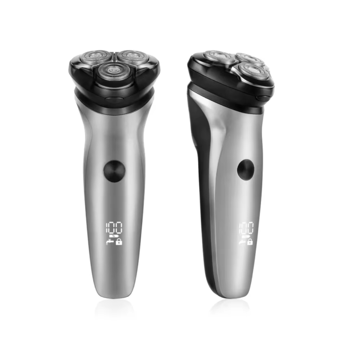 USB Charging Low Noise Men's Facial Electric Shaver with Power Display