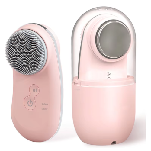 Vibration Ultrasonic Skin Scrubber Electric Silicone Facial Brush for Adults