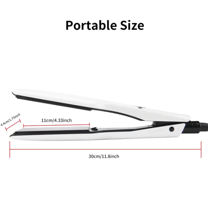 12 heating levels rotate 90 seconds fast zone LCD display Professional dry and wet electric hair straightener