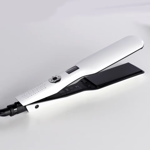 12 heating levels rotate 90 seconds fast zone LCD display Professional dry and wet electric hair straightener