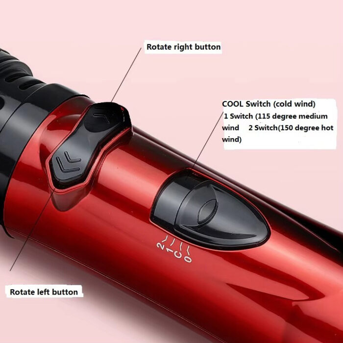 Dual Use Multifunctional Electric Hair Straightener Curler Hot Air Comb