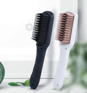 Negative Ion Electric Ceramic Flat Iron LCD Hair Straightener Brush