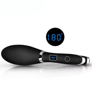 Negative Ion Portable Hair Straightener Comb LED Electric Brush