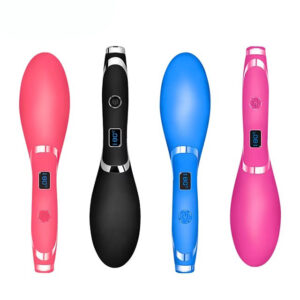 Negative Ion Portable Hair Straightener Comb LED Electric Brush