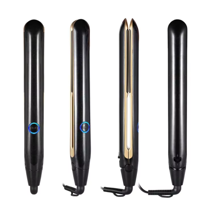 Portable professional customized dry and wet dual use with LED light 200 degrees electric hair straightener