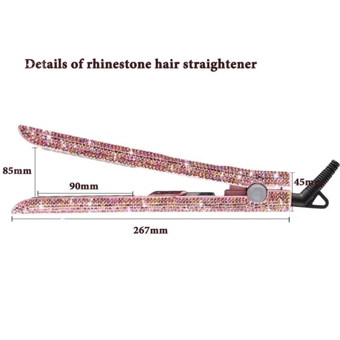 Wholesale Gorgeous Bling Hair Straightener Crystal Diamond