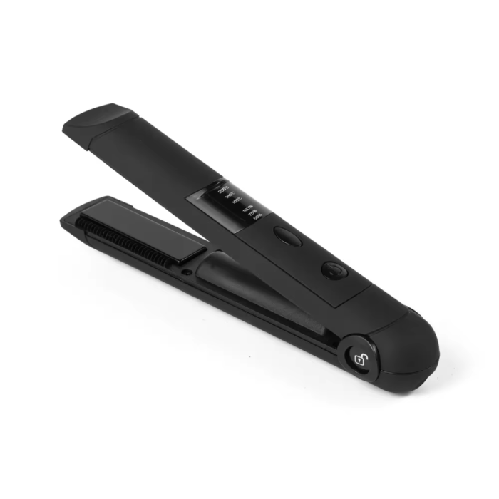 Wireless Charging Hair Straightener Mini USB Flat Iron Cordless Titanium LCD Ceramic Coating