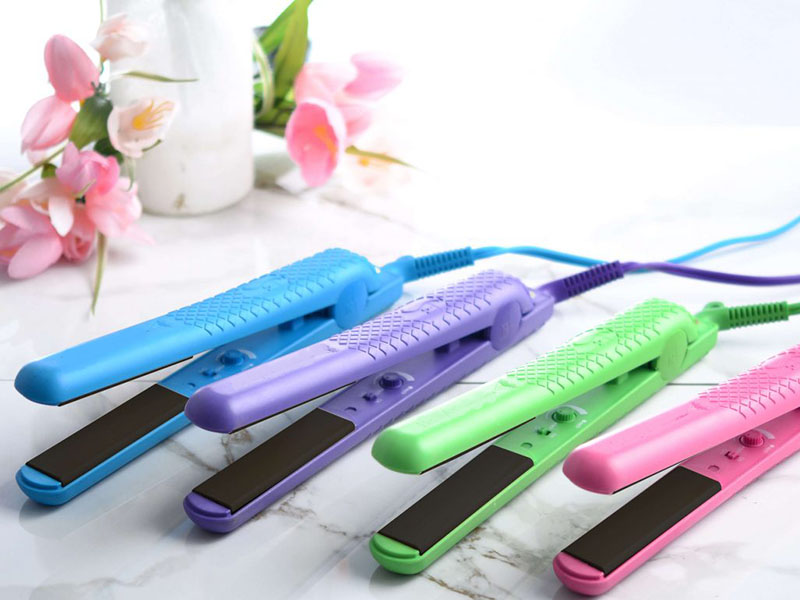 colorful hair straightener flat iron