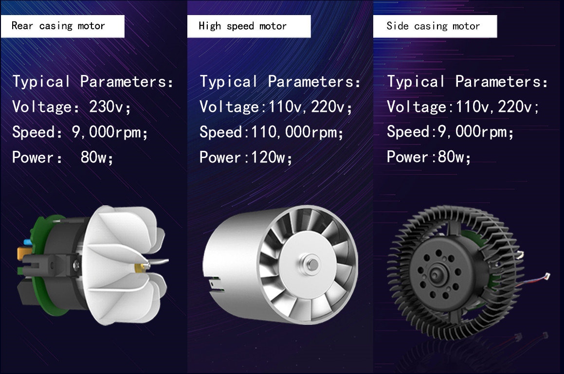 common hair dryer motors