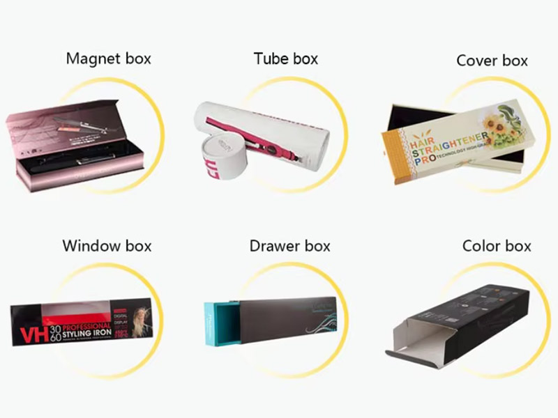 custom packaging for hair styling tools