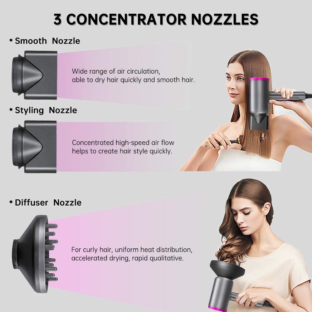 different hair dryer nozzles