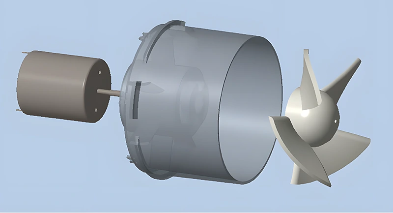 Assemble the Motor and Impeller into the Bracket