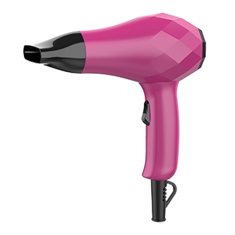 1000W Household Mini Blow Hair Dryer with Blue Light Dual Voltage DR940025-1 Negative Ion Foldable Hair Fast Drying Electric Hair Dryer with Concentrator