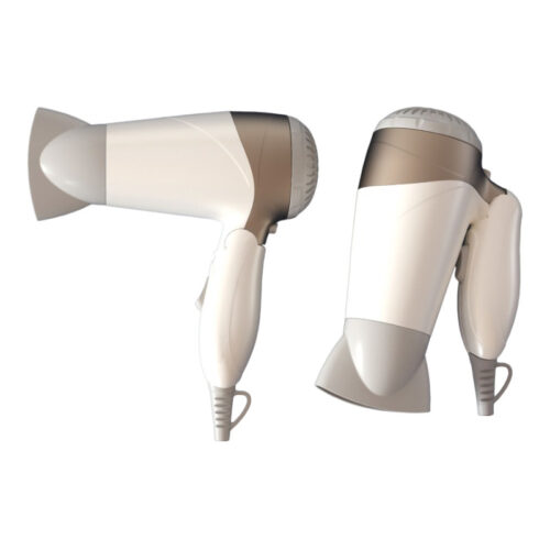 1600 Watt Hotel Foldable Travel Hair Dryer with Cool Shot Function