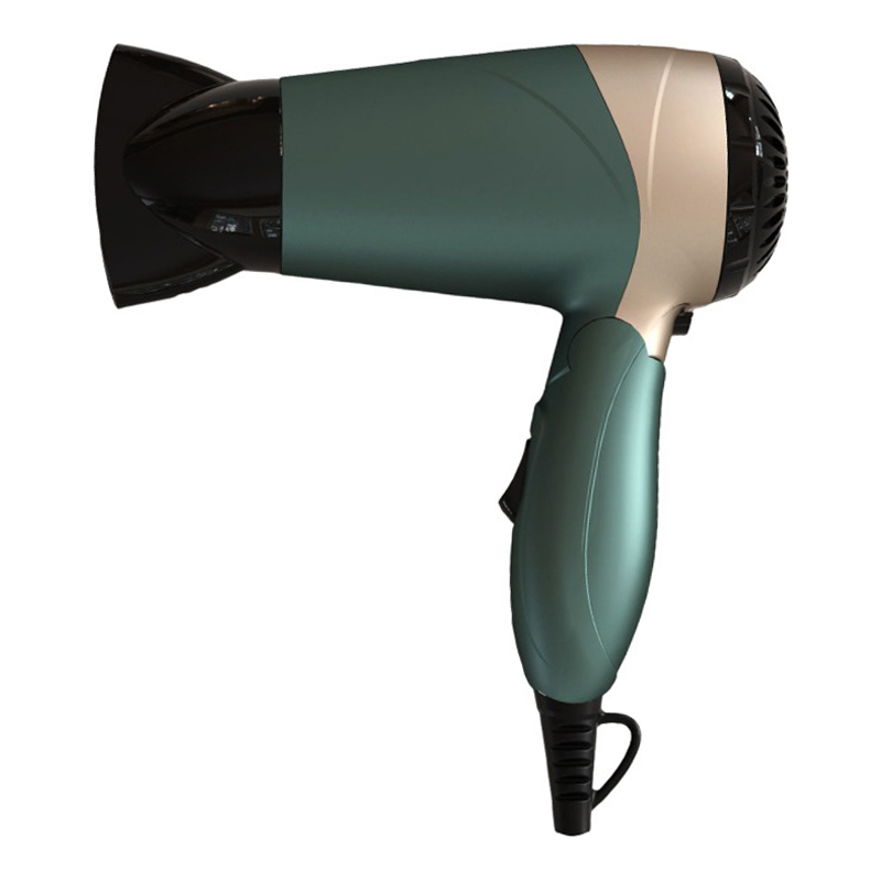 1600 Watt Hotel Foldable Travel Hair Dryer with Cool Shot Function DR940038-4 Negative Ion Foldable Hair Fast Drying Electric Hair Dryer with Concentrator