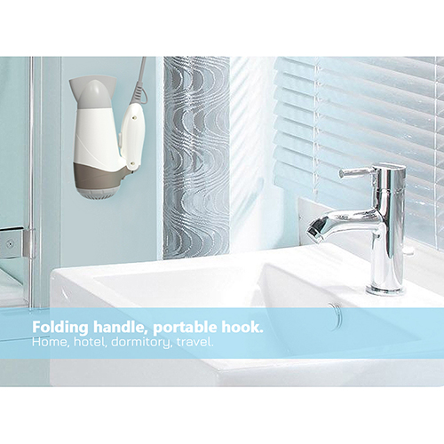 1600 Watt Hotel Foldable Travel Hair Dryer with Cool Shot Function DR940038-9 Negative Ion Foldable Hair Fast Drying Electric Hair Dryer with Concentrator