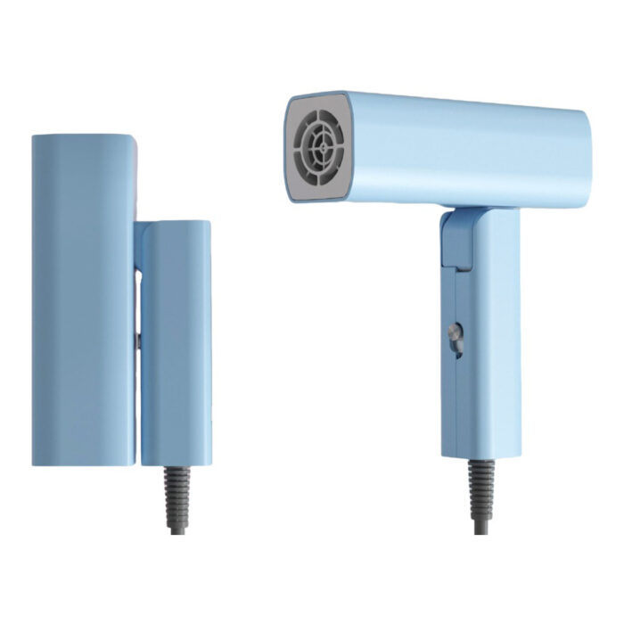 Blow Hair Dryer with Foldable Handle Lightweight Portable DC Motor