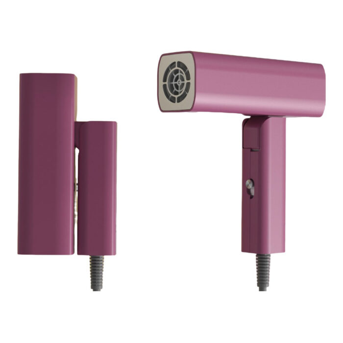 Blow Hair Dryer with Foldable Handle Lightweight Portable DC Motor
