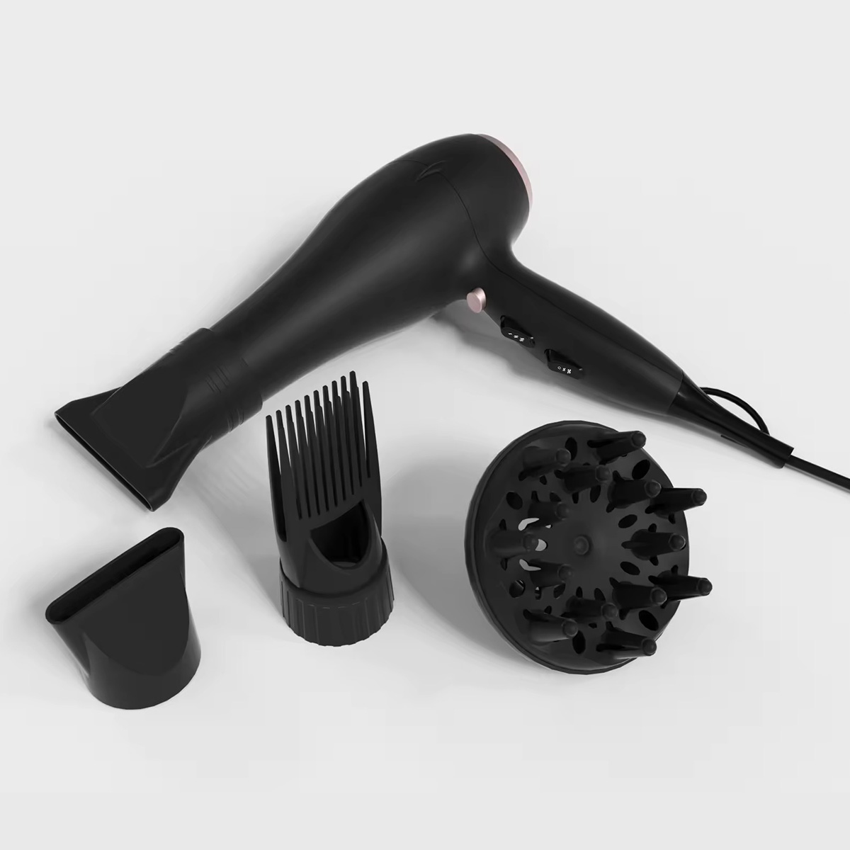 Custom Professional Salon Powerful Hair Dryer with DC Motor 1800W DR940003-3 120000 RPM High Speed Brushless Hair Blow Dryer Ionic Salon 1400W