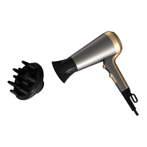 DC Motor Household Hair Dryer with Diffuser and Concentrator Negative Ion