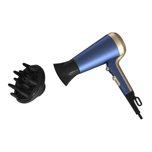DC Motor Household Hair Dryer with Diffuser and Concentrator Negative Ion