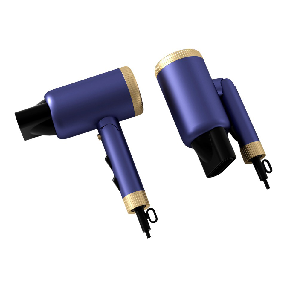 Electric Hair Dryer Salon 3 Speeds & Heat Settings Ionic 1800-2000W DC Motor DR940004-4 Negative Ion Foldable Hair Fast Drying Electric Hair Dryer with Concentrator