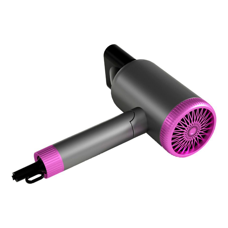 Electric Hair Dryer Salon 3 Speeds & Heat Settings Ionic 1800-2000W DC Motor DR940004-5 Negative Ion Foldable Hair Fast Drying Electric Hair Dryer with Concentrator