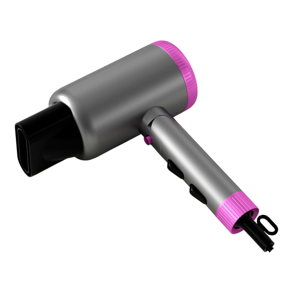 Electric Hair Dryer Salon 3 Speeds & Heat Settings Ionic 1800-2000W DC Motor DR940004-6 Negative Ion Foldable Hair Fast Drying Electric Hair Dryer with Concentrator