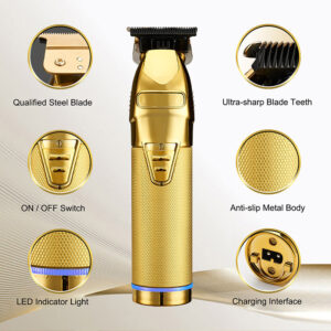 Electric Hair Trimmer Barber Baldheaded Clipper Haircut Machine for Men
