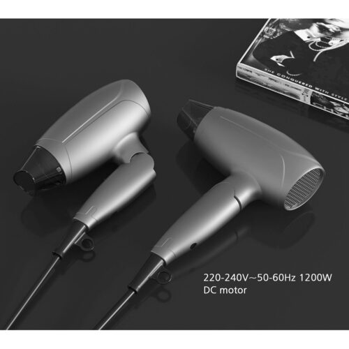 Hair Blow Dryer with Folding Handle Professional Salon Powerful DC Motor 1200W